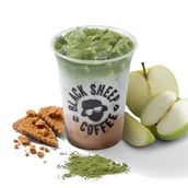 ICED APPLE CRUMBLE MATCHA LATTE