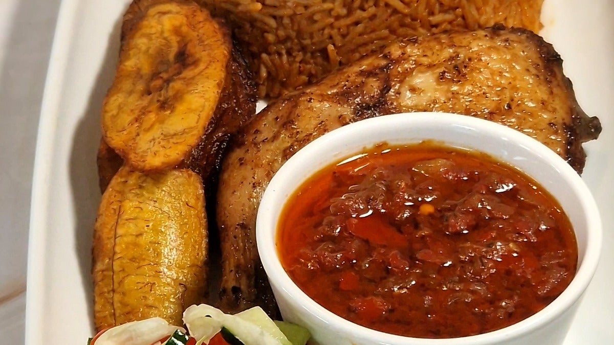 Jollof rice.