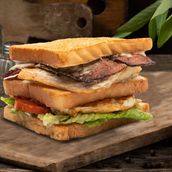 BBQ Chicken Toast