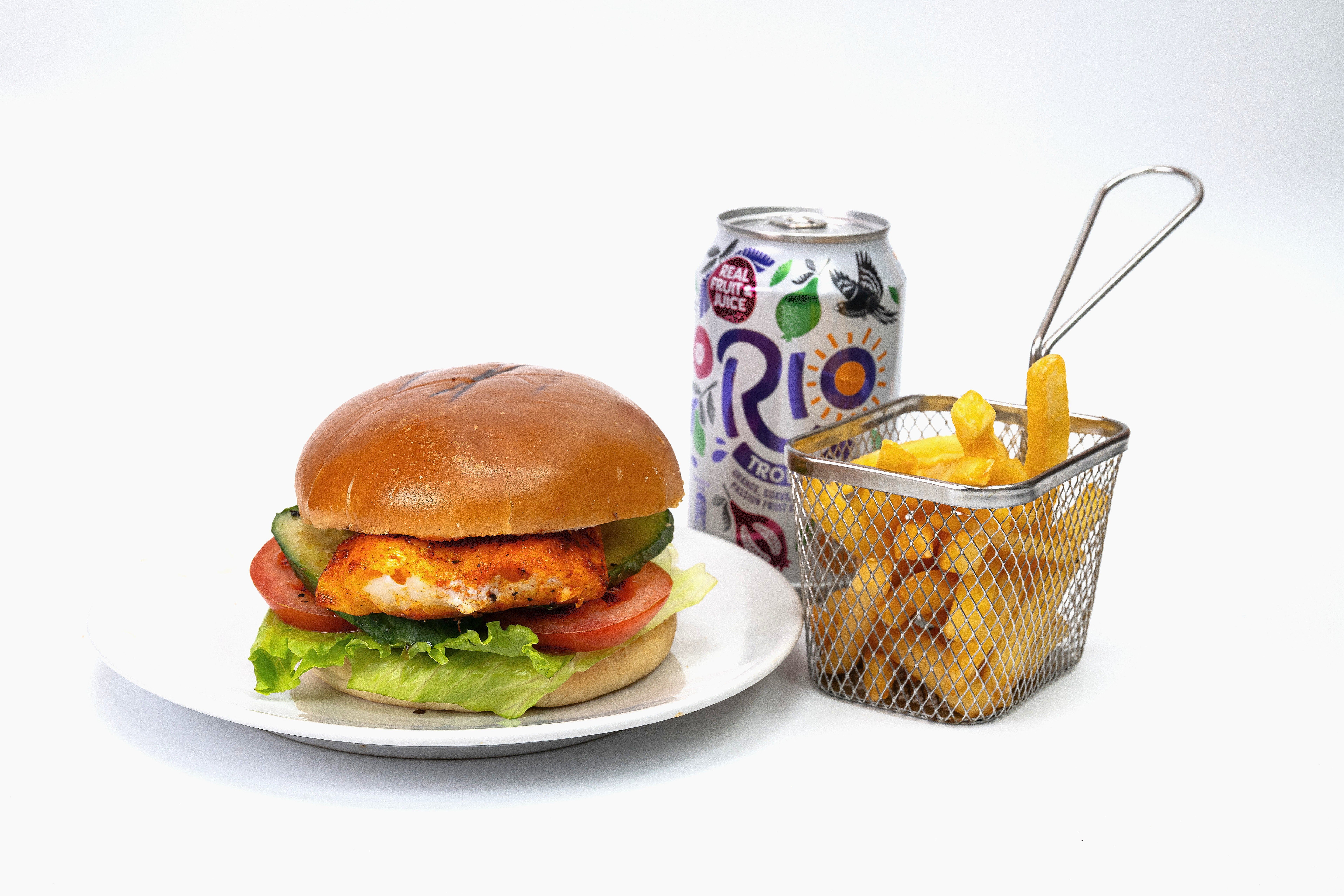 Cod Fish Burger Meal