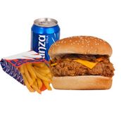 Midnight Cowboy Burger Combo