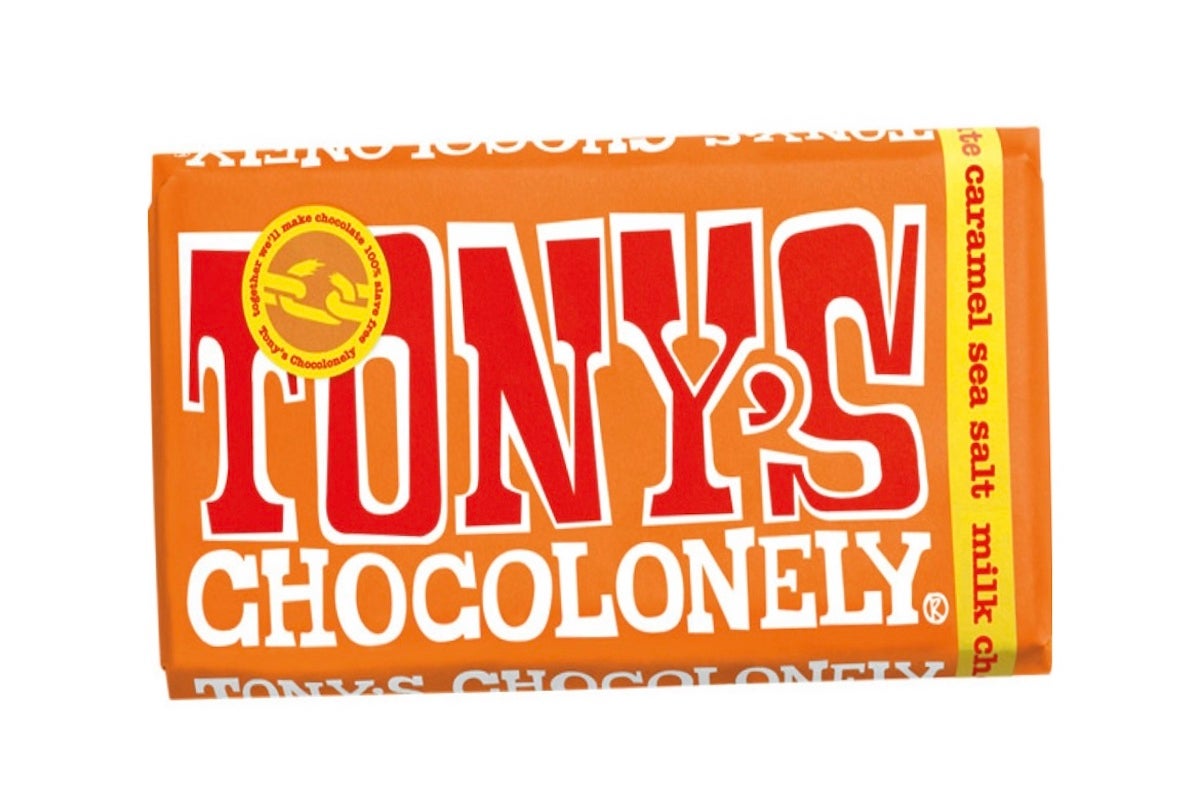 Tony's Chocolonely Milk Caramel Sea Salt, 180g