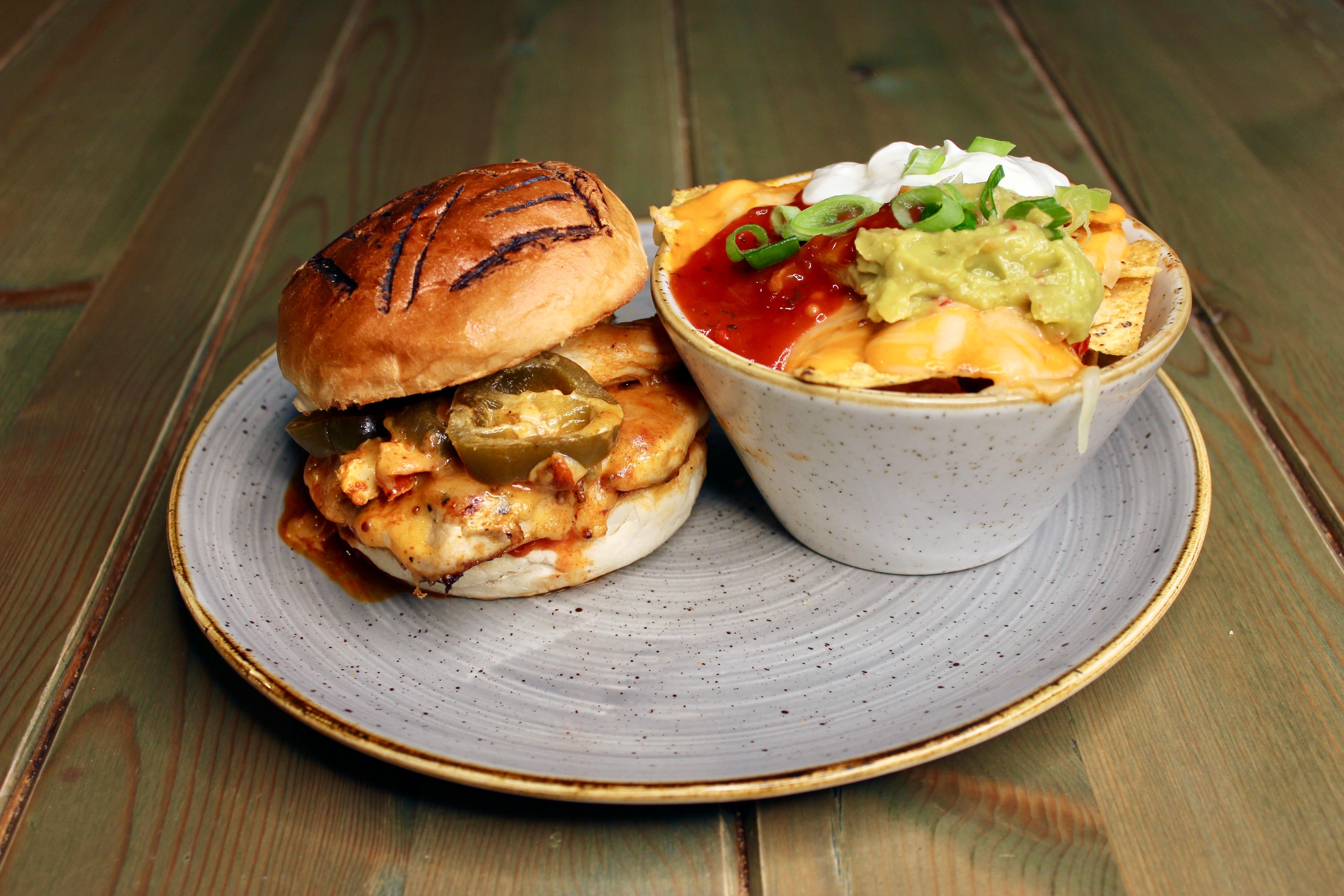 Mexican Chicken Burger
