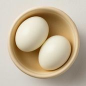 2 Hard Boiled Eggs