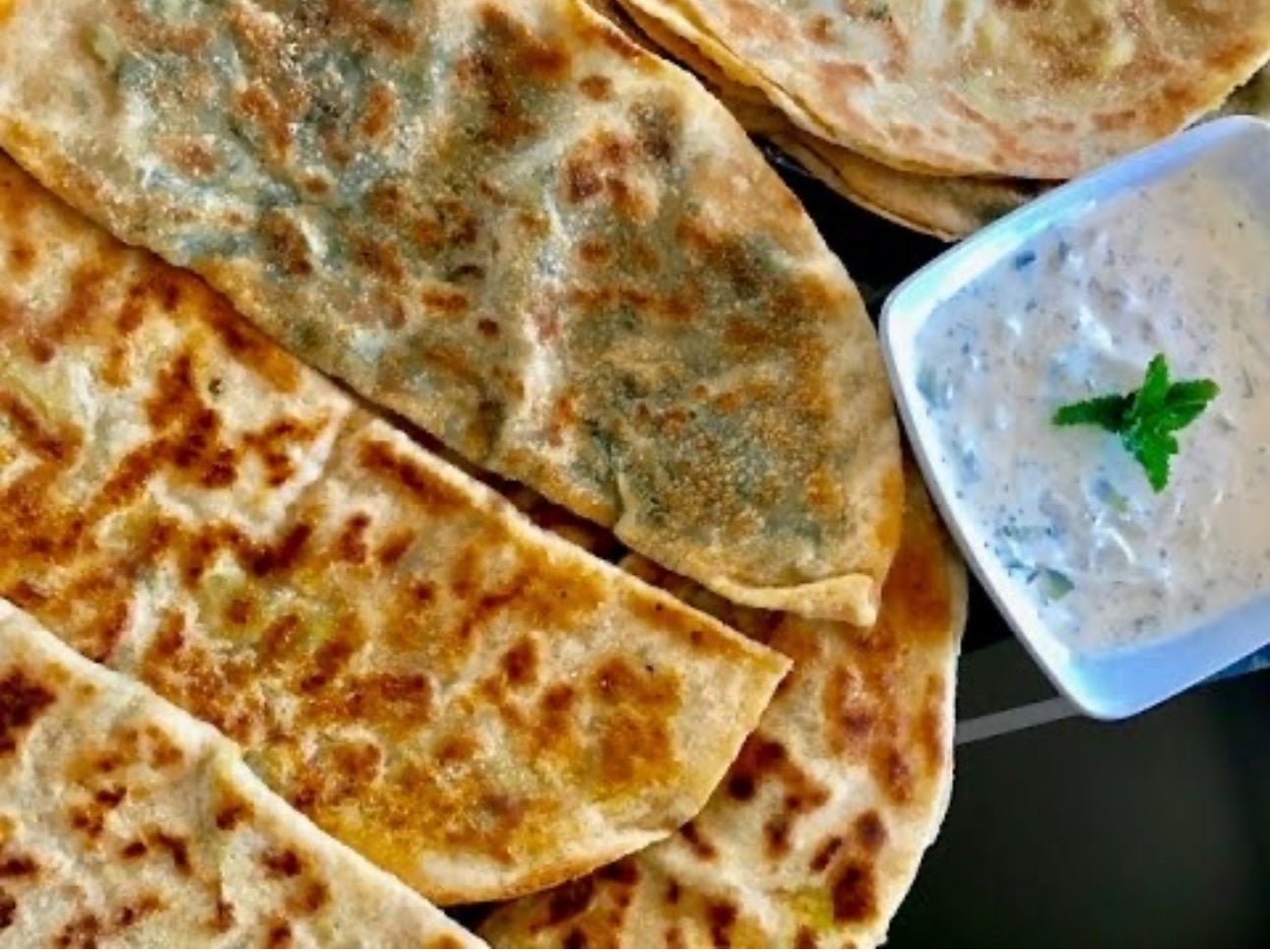 Fish Bolani with Cheese