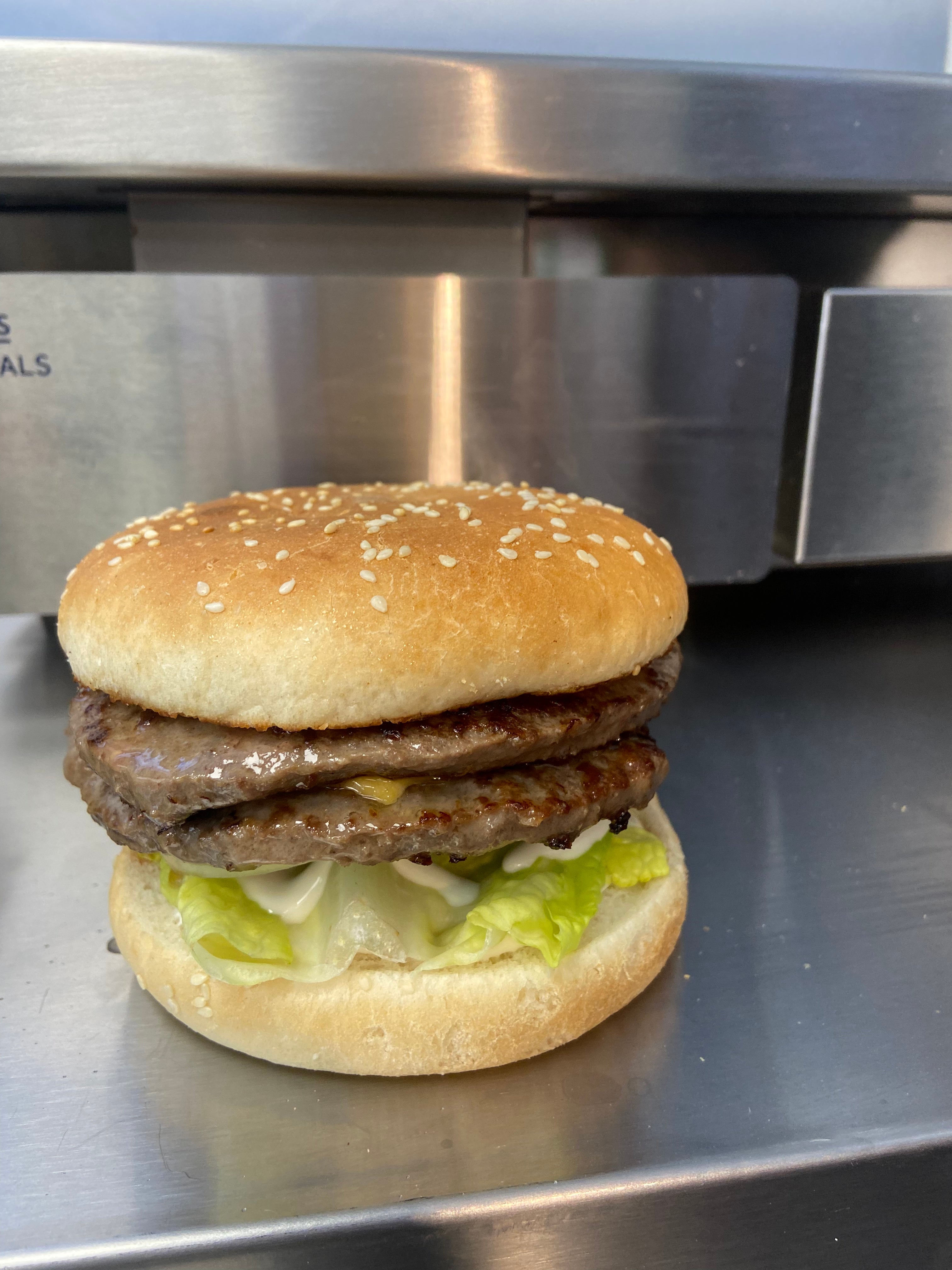 Double cheese burger
