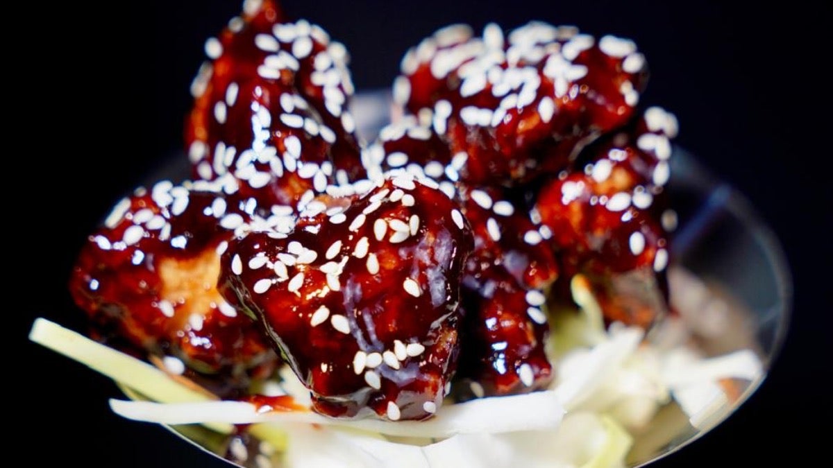 Korean BBQ prawn