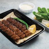 Plate meat kebab
