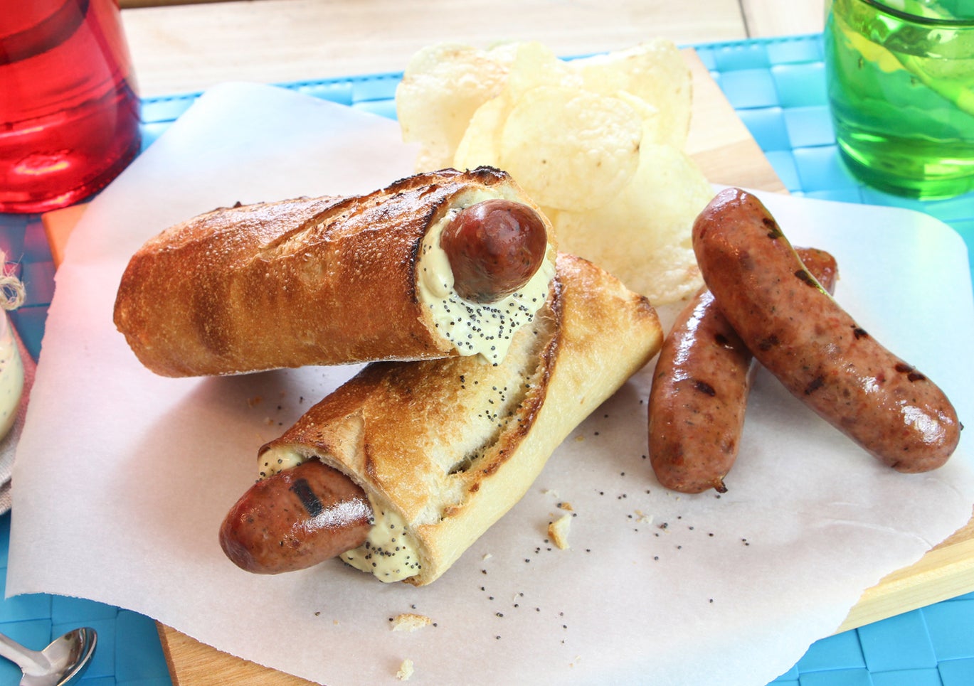 Sausages Baguette