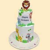 Animals Cake