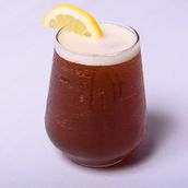 Peach and Passion Fruit Green Iced Tea