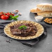 Hummus With Beef Shawarma