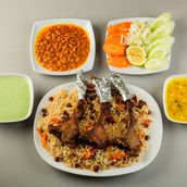 Fresh Afghani Pulao with Chops
