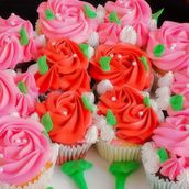 Rosette Cupcakes 