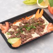 Meat Hummus Platter