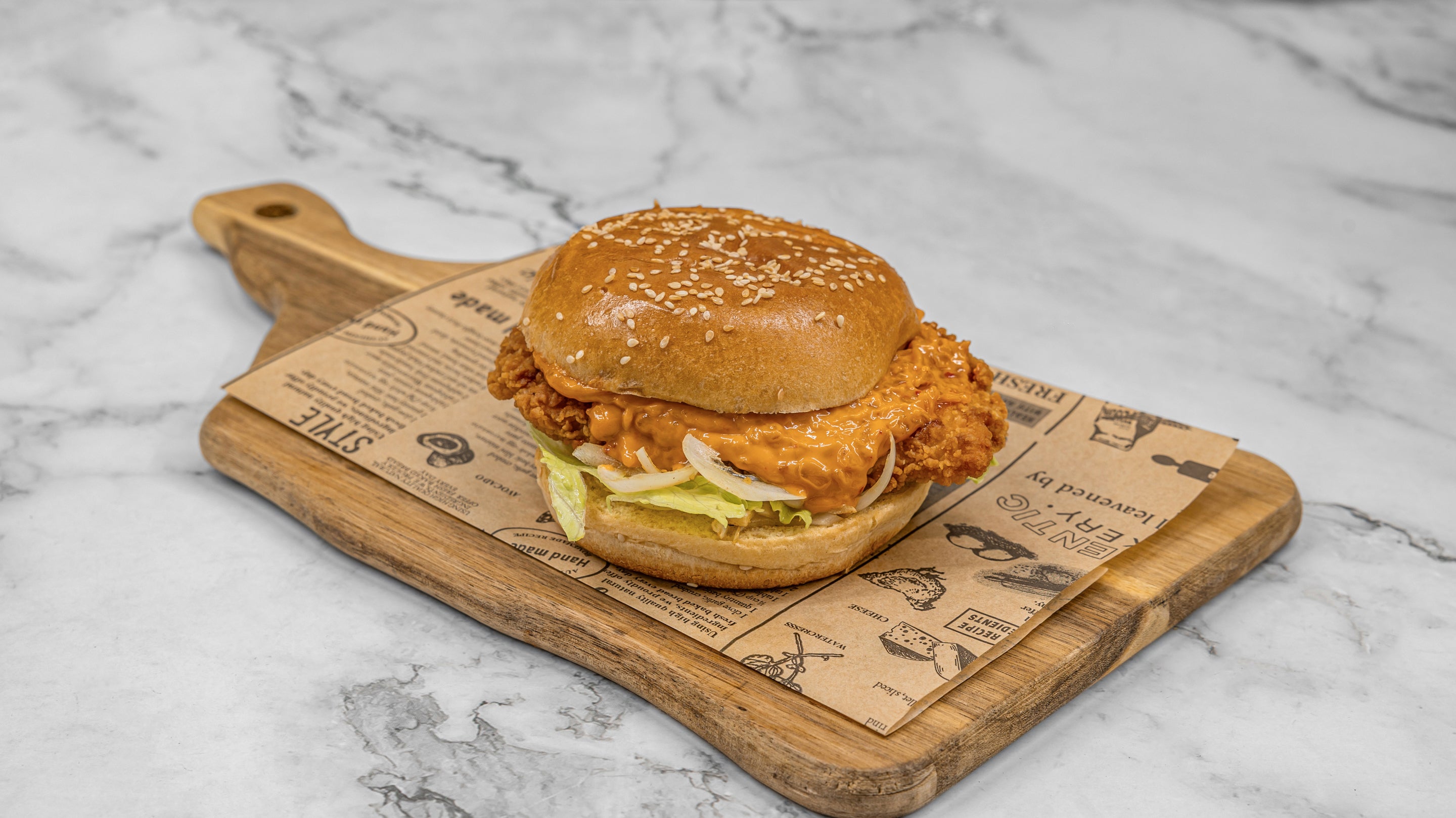 Southern Crunch Burger 🍔