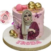 Elegant Hijab Cake