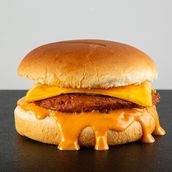 Lobster Burger With Fries And Drink