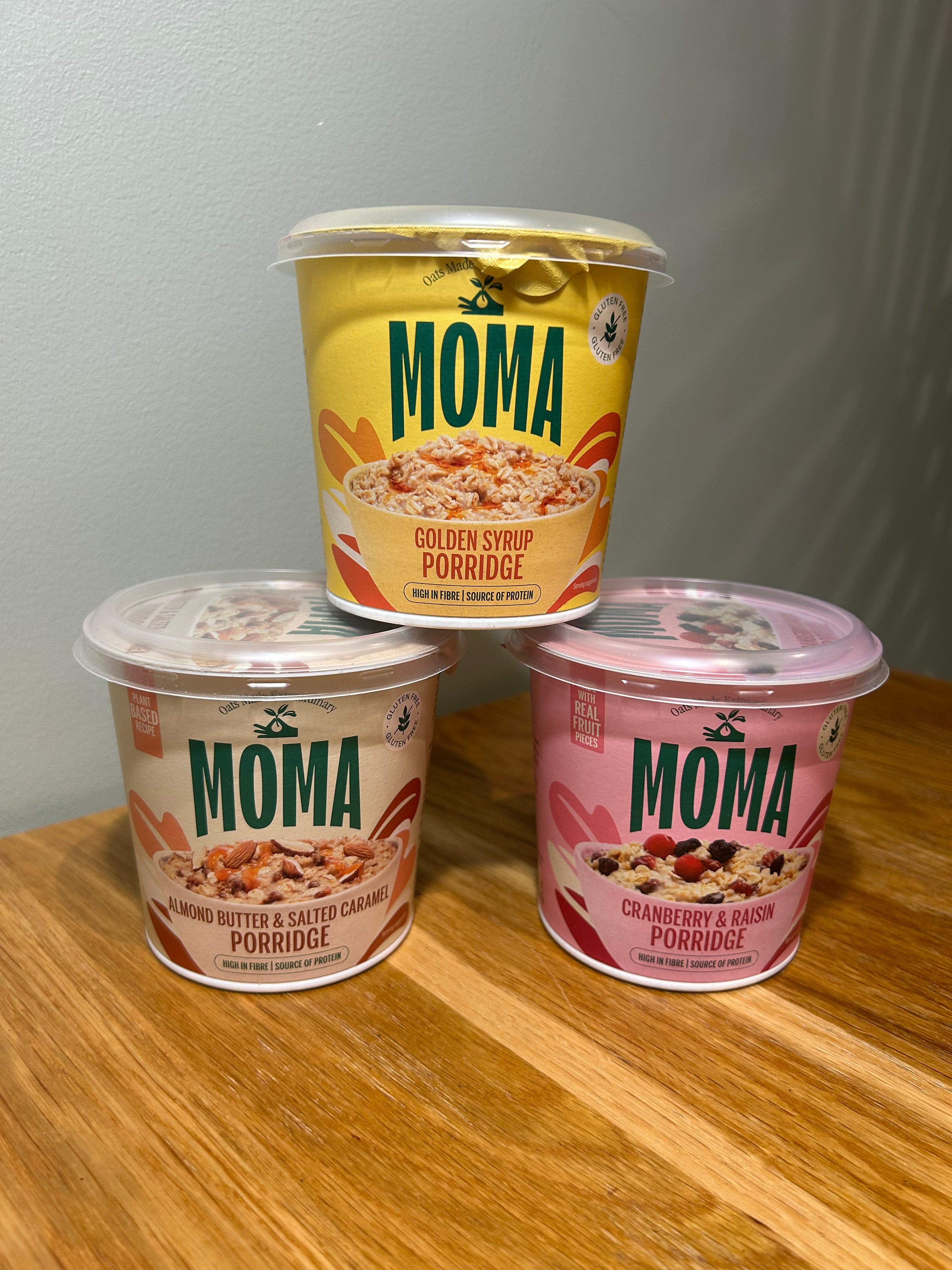 MoMa porridge - Golden Syrup