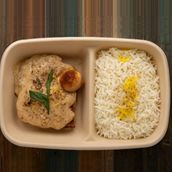 Mushroom Chicken with White Rice