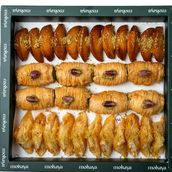 Special Arabic sweet mix for Ramadan, medium and large sizes