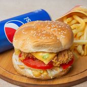 Twin King Burger Sandwich