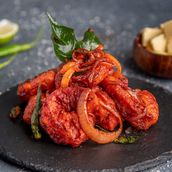 Prawns Butter Chili Fry