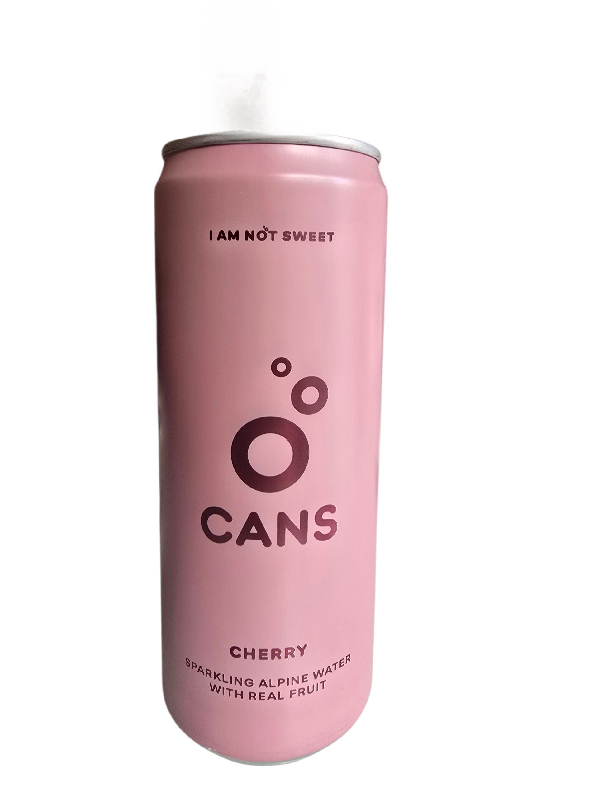CANS Cherry Sparkling Alphine Water