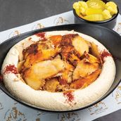 Hummus With Chicken Shawarma