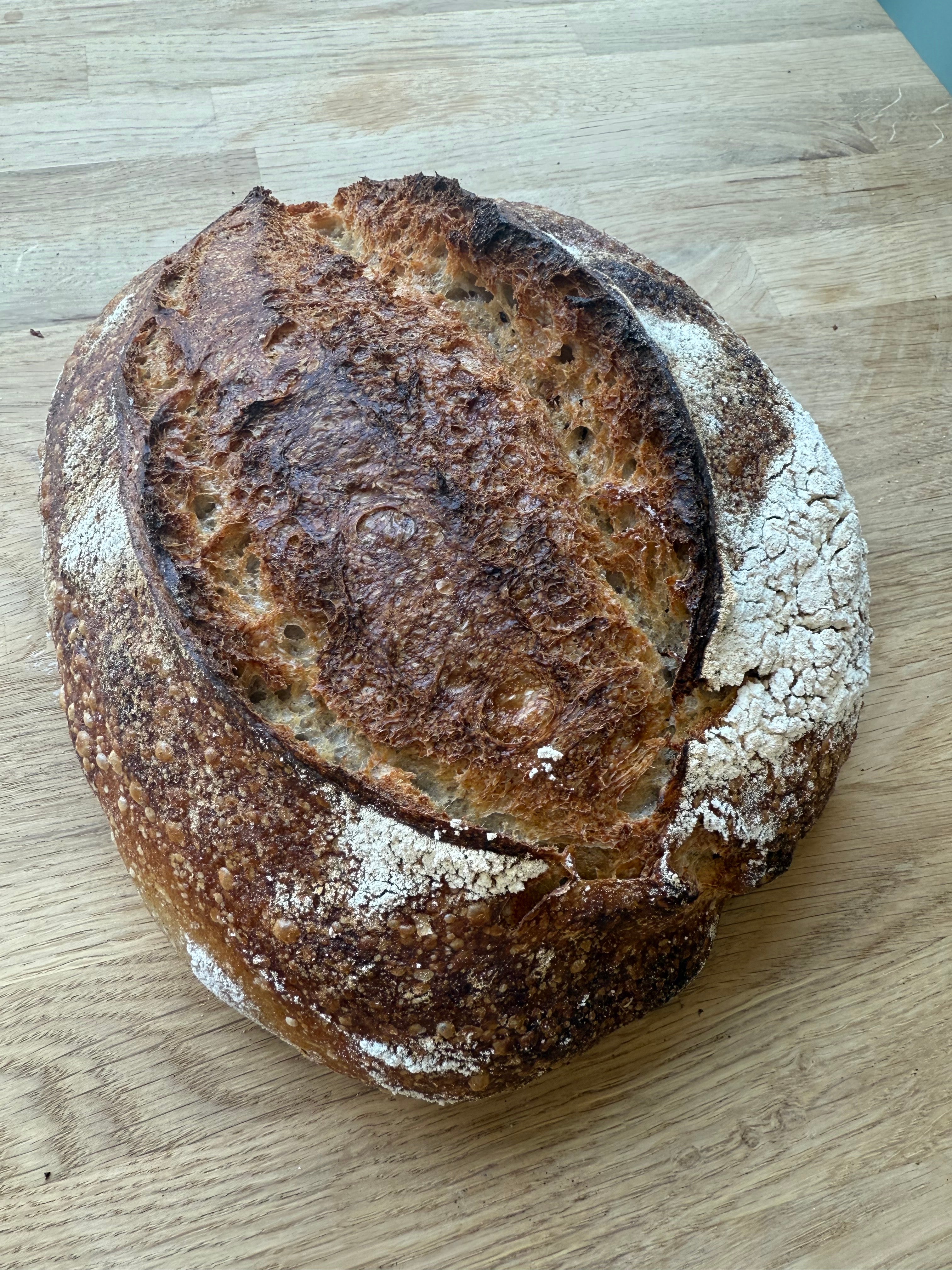 White Country Sourdough Loaf