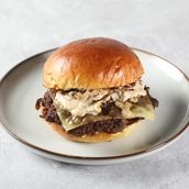 Mushroom Swiss Burger