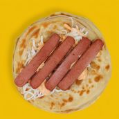 Hot Dog & Mozzarella Chapati
