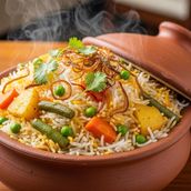 Veg Hyderabadi Dum Biryani