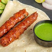 Kabab Minc Meat with Bread