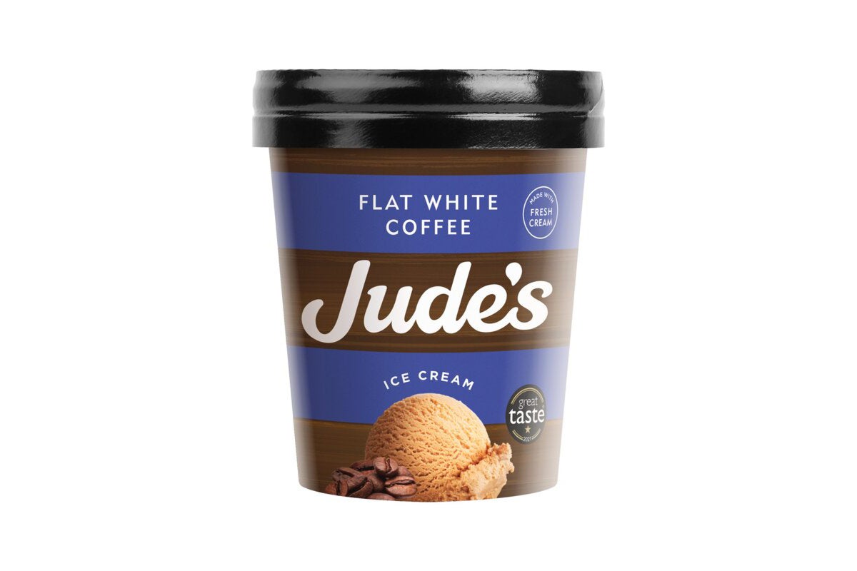 Jude's Flat White Coffee Dairy Ice Cream 460ml