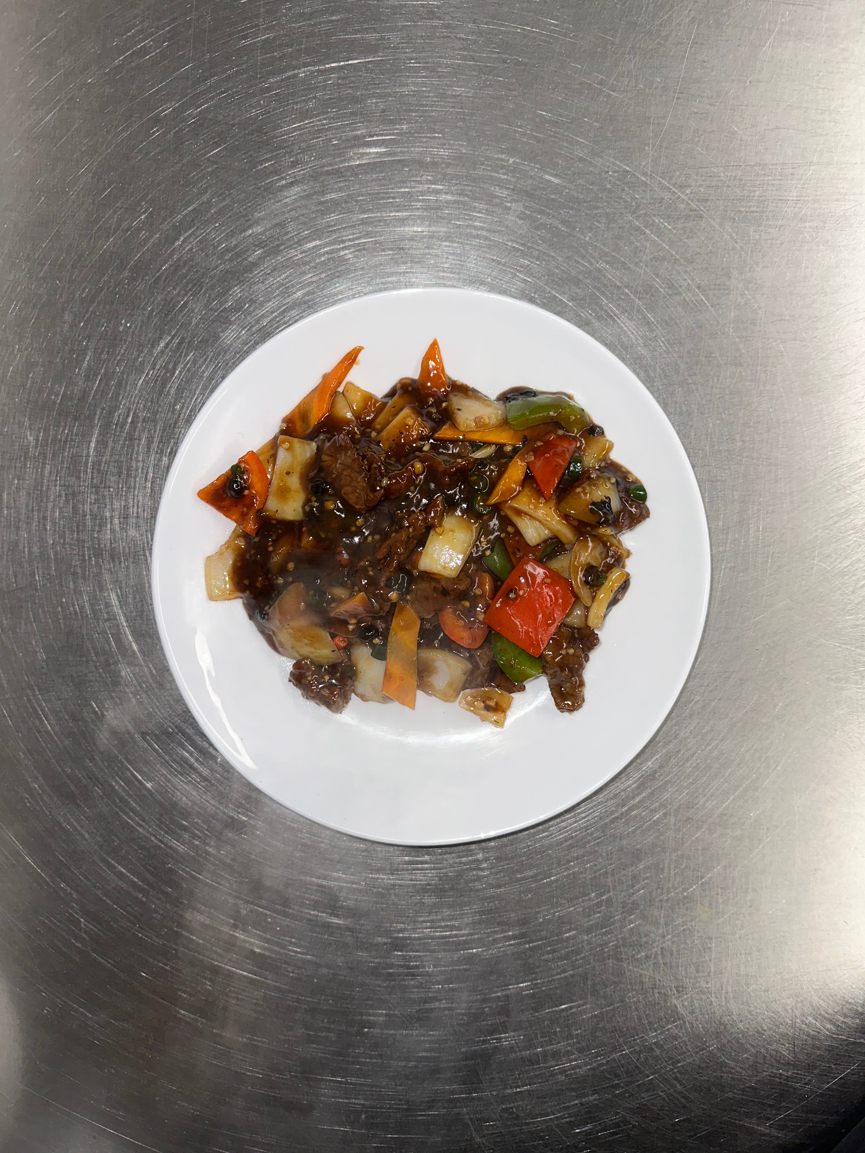 Beef in Black Bean Sauce