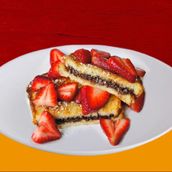 Nutella Strawberry Slice