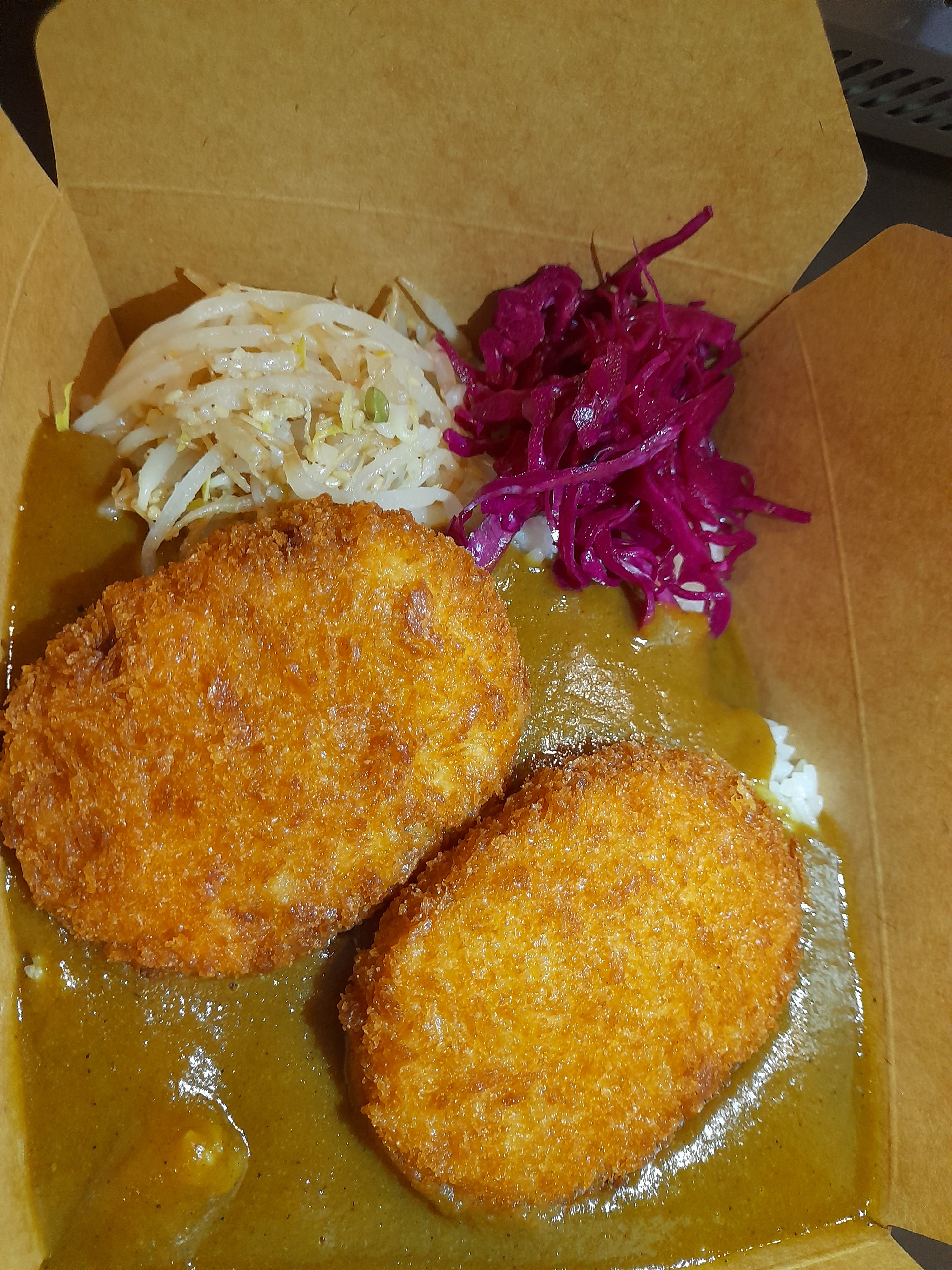 Pumpkin Croquette Curry(단호박카레)(V)��