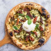 Burrata Pesto Pizza