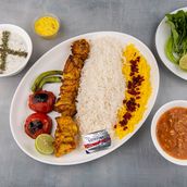 Saffron Kabab With Rice