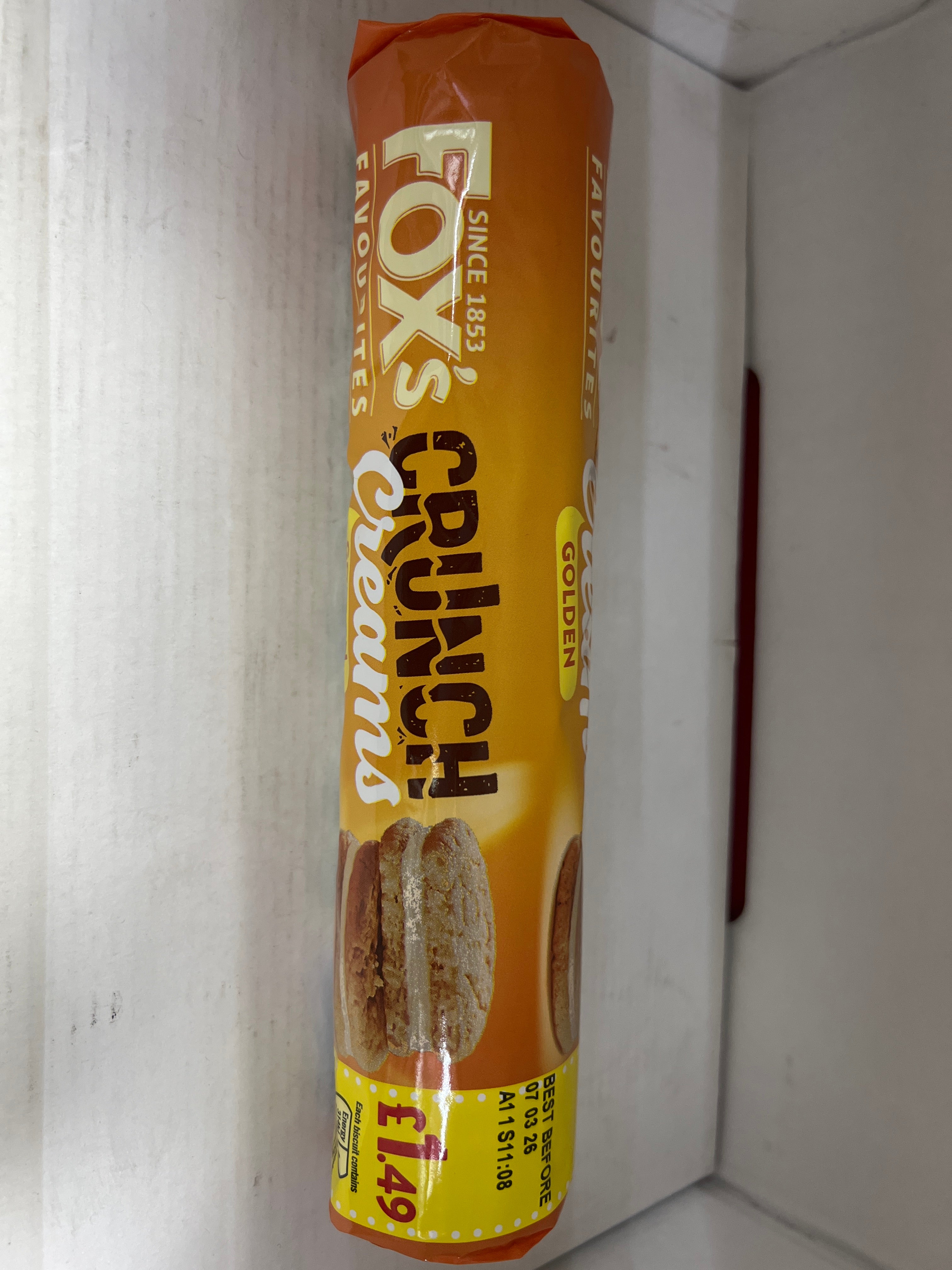 Fox Crunch Creams Golden 200g