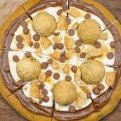 Nutella S'mores Cookie Dough Pizza
