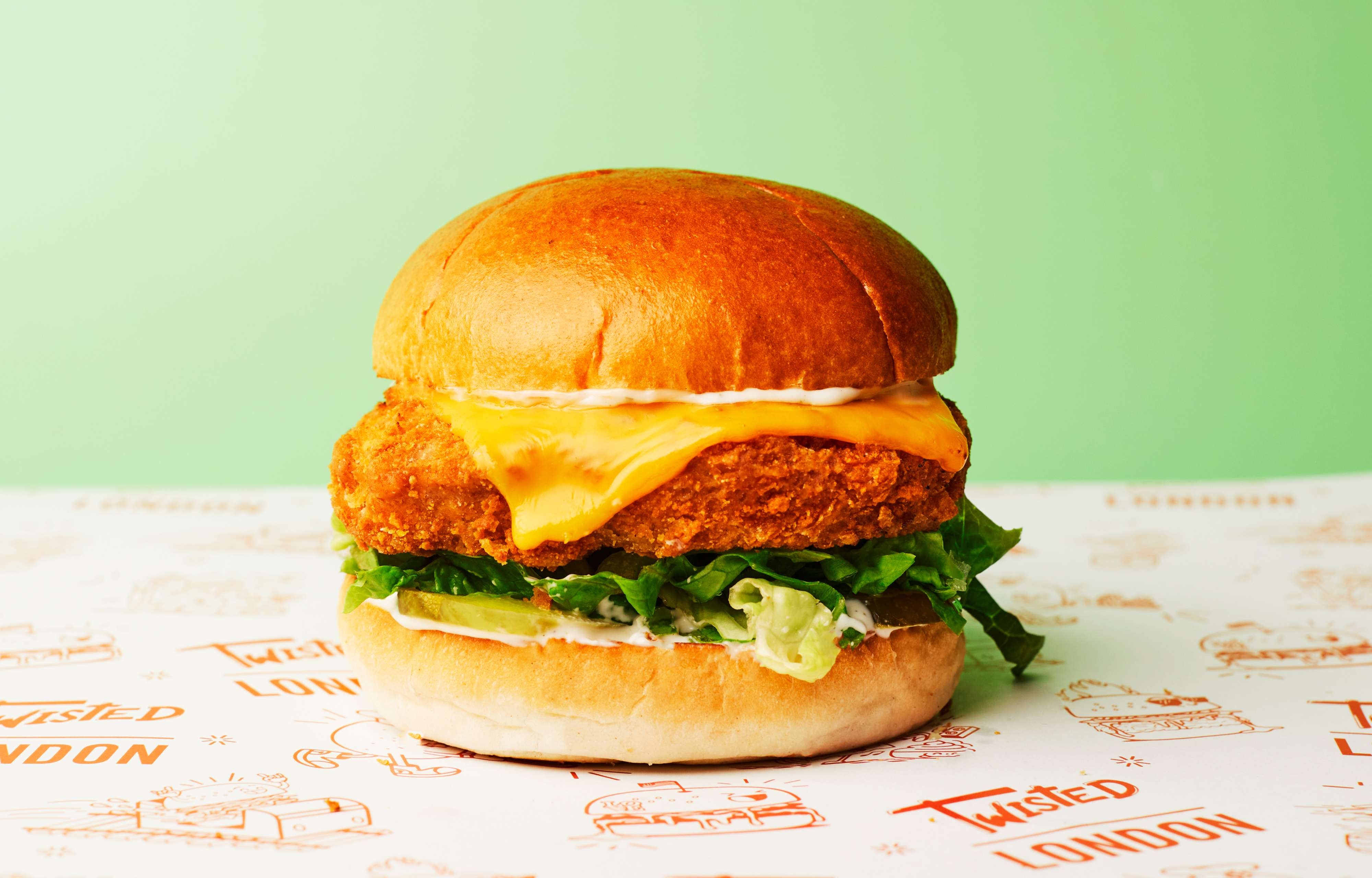 Veggie Chick’n & Cheese (v)