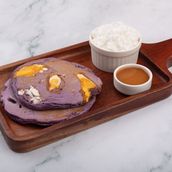 Ube Bibingka Pancake