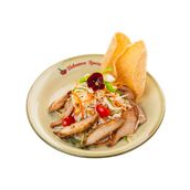 Fresh Cabbage Salad with Grilled Chicken