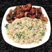 Prawns Manchurian With Vegetable Fried Rice COMBO MEAL