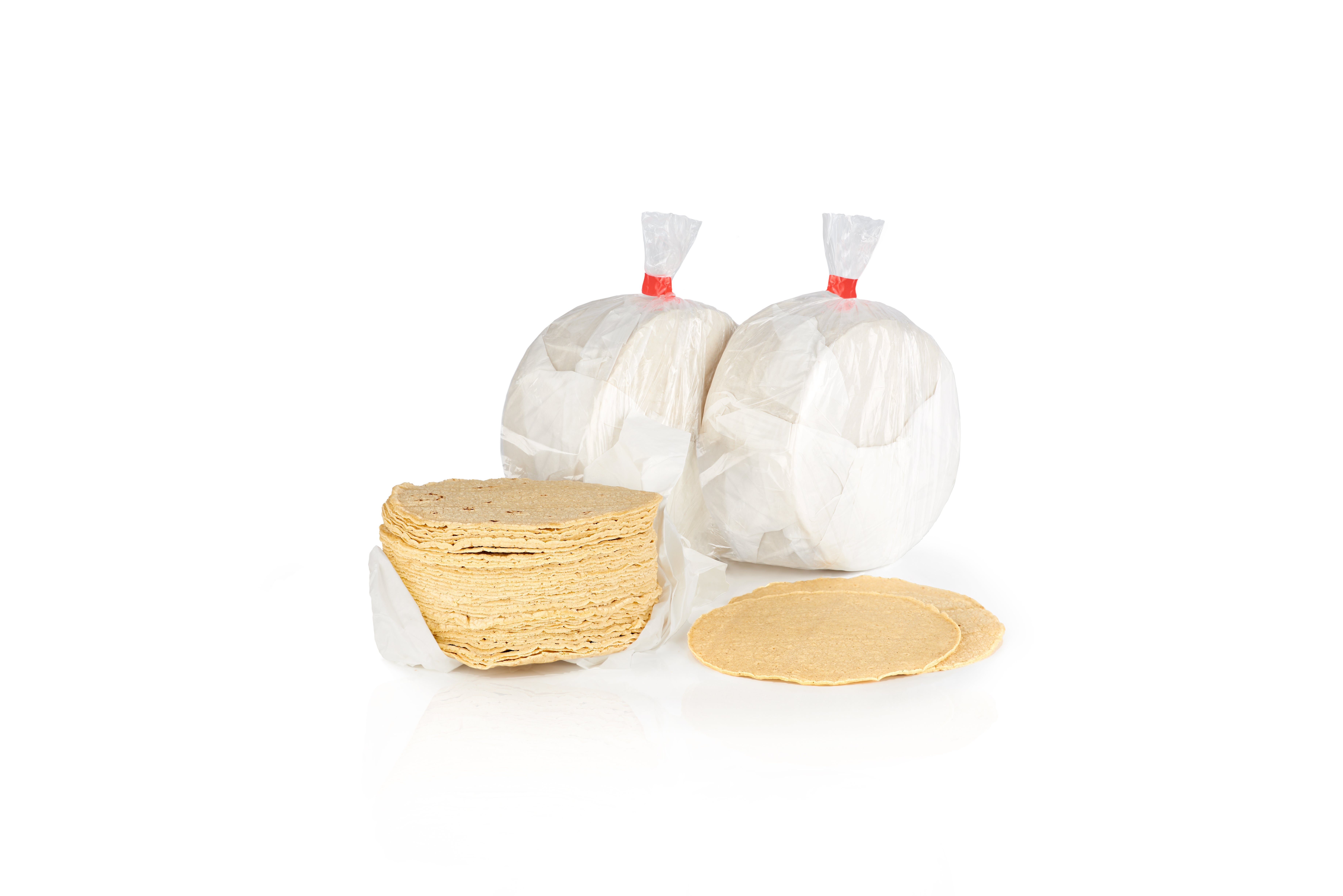 1kg Fresh corn tortillas.