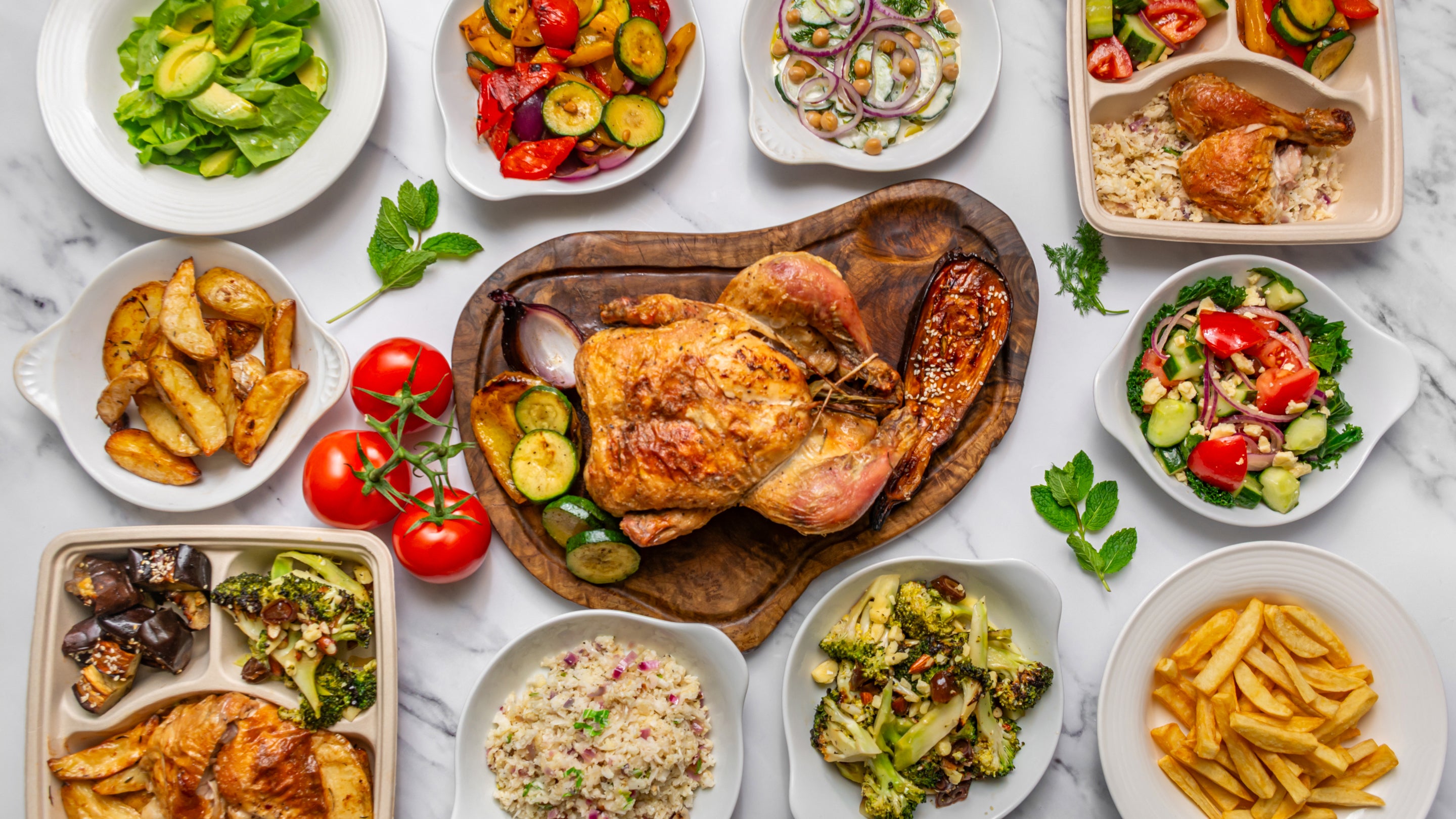 Spit Rotisserie Chicken
