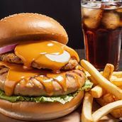 Patty Melt Chicken Meal (Combo 1)
