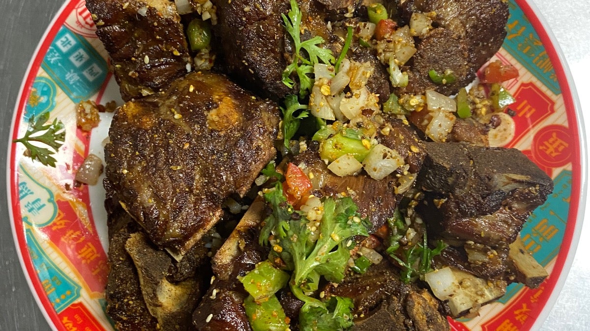 Grilled Pork Backbone 烧烤酱大骨